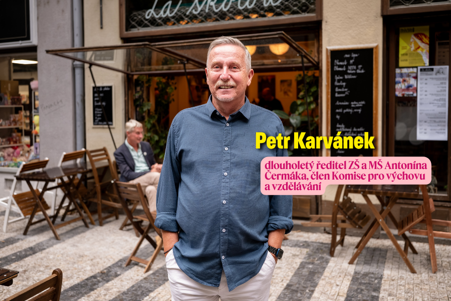 Seznamte se: Petr Karvánek | dlouholetý ředitel ZŠ a MŠ Antonína Čermáka a náš kandidát 1 Seznamte se: Petr Karvánek | dlouholetý ředitel ZŠ a MŠ Antonína Čermáka a náš kandidát - petr karvanek praha6